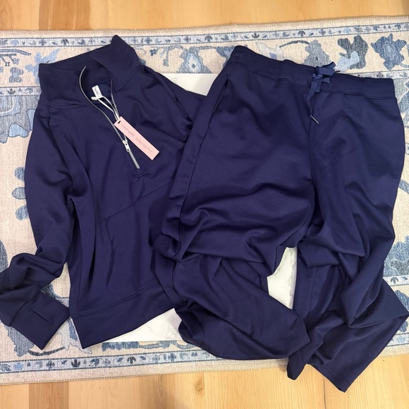 Casly Lamit Pants - Elegant Women's Blue Jogger Set